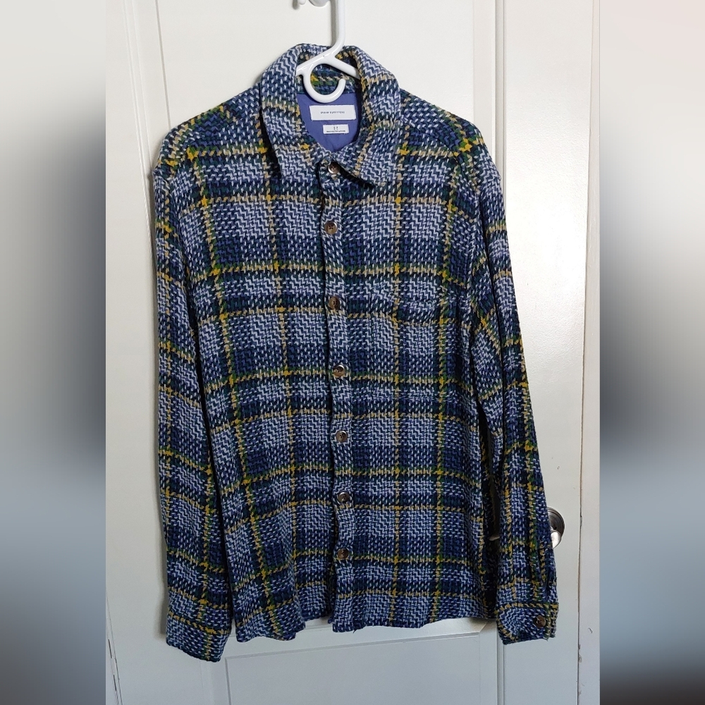 Urban Outfitters Oversizes Multicolor Knit Flannel